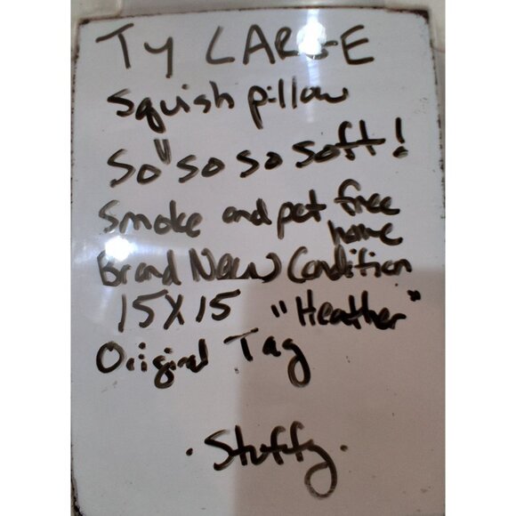 Rainbow Unicorn Cat Plush Stuffed Animal Pillow TY Large - Picture 10 of 10